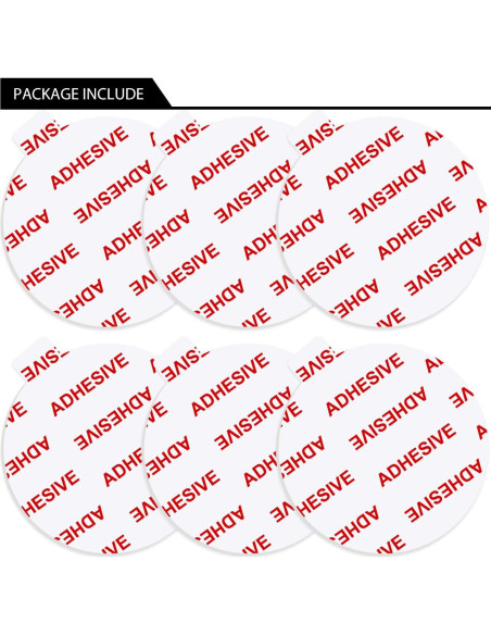 6 Almohadillas Adhesivas Transparentes AZXYI para Soporte de Teléfono 6 Almohadillas Adhesivas Transparentes AZXYI para Soporte de Teléfono