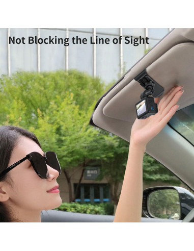 Soporte de Visera para Coche GUOYU SKEZN-CVM 360 Compatible GoPro