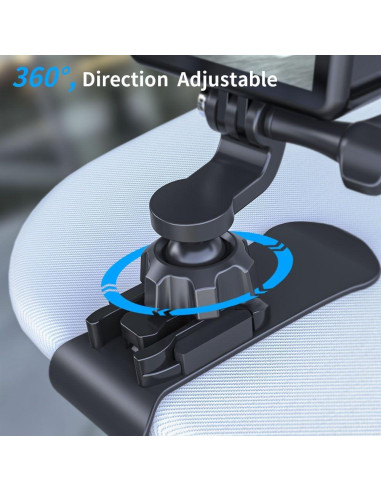 Soporte de Visera para Coche GUOYU SKEZN-CVM 360 Compatible GoPro