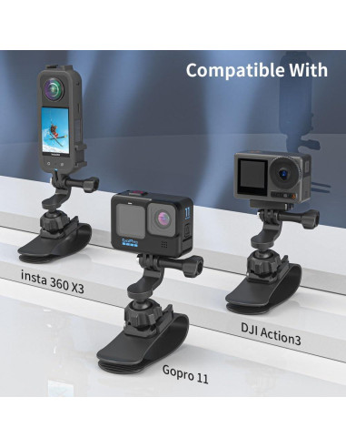 Soporte de Visera para Coche GUOYU SKEZN-CVM 360 Compatible GoPro