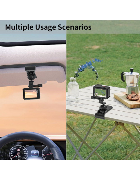 Soporte de Visera para Coche GUOYU SKEZN-CVM 360 Compatible GoPro