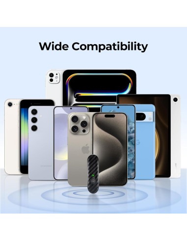 Disparador Remoto Bluetooth ATUMTEK, Fibra de Carbono, 10m