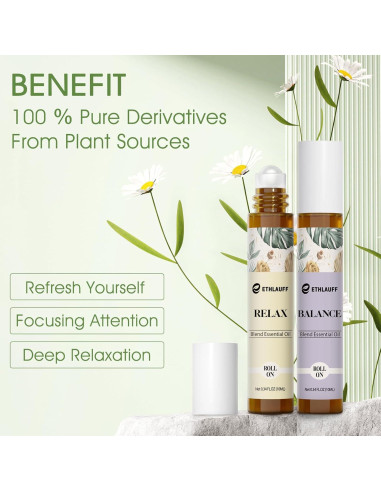 Set de Aceites Esenciales Roll On 6 Pack - Ethlauff