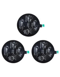 Soporte de Ventosa UAYESOK para Parabrisas - 3 Discos Adhesivos 78mm