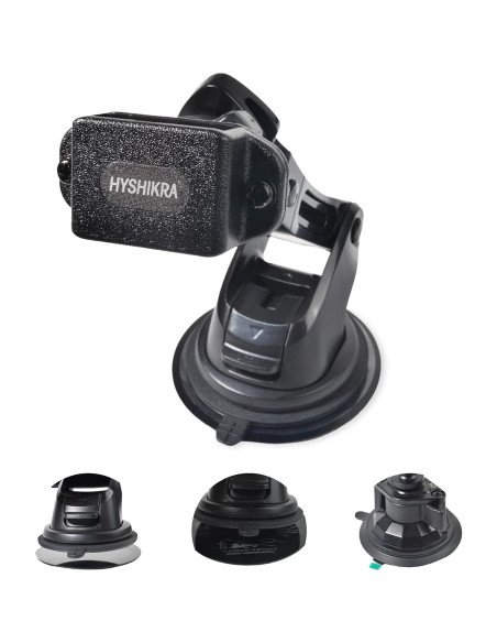 Soporte de Ventosa UAYESOK para Parabrisas - 3 Discos Adhesivos 78mm Soporte de Ventosa UAYESOK para Parabrisas - 3 Discos Adhesivos 78mm
