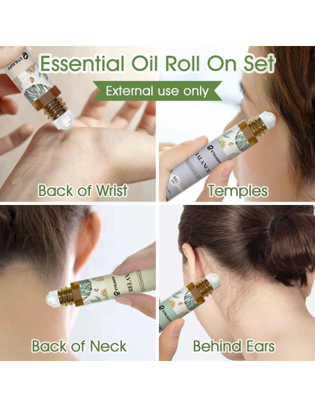 Set de Aceites Esenciales Roll On 6 Pack - Ethlauff