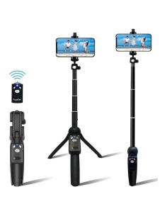 Selfie Stick y Trípode Fugetek 22.86 cm Bluetooth Aluminio