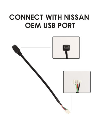 Arnés de Cableado Estéreo Nissan Qashqai 2014-2022 Canbus 16PIN