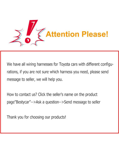 Arnés de Cableado de Alimentación 16 Pines Toyota Camry 2018+