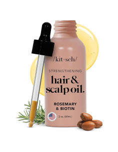 Aceite Pre-Lavado Kitsch de Romero y Ricino 60ml - Cuidado Cabello