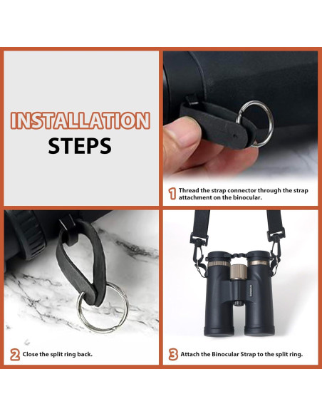 Arnés de Binoculares MOXULE Ajustable en X - Negro