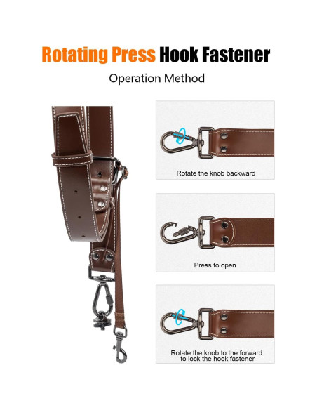 Cinturón de cámara Cwatcun 2.0 Café para DSLR y SLR