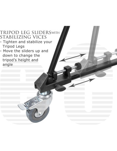 Carro Dolly Profesional eCostConnection DLT con Bloqueo y Ruedas