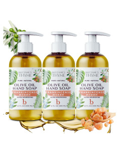 Jabón Líquido de Castile Brittanie 355 ml (Pack de 3) - Vegano