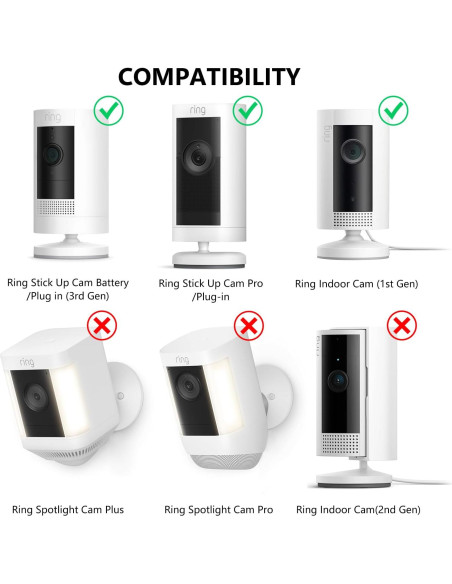 Soporte de Pared Ajustable para Cámara Ring - 2 Pack Soporte de Pared Ajustable para Cámara Ring - 2 Pack