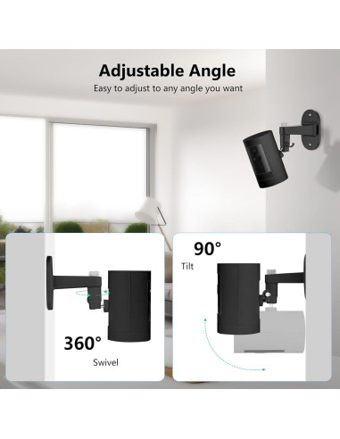 Soporte de Pared Ajustable para Cámara Ring - 2 Pack