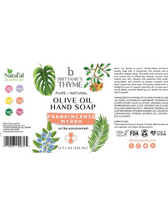 Jabón Líquido de Castile Brittanie 355 ml (Pack de 3) - Vegano 2