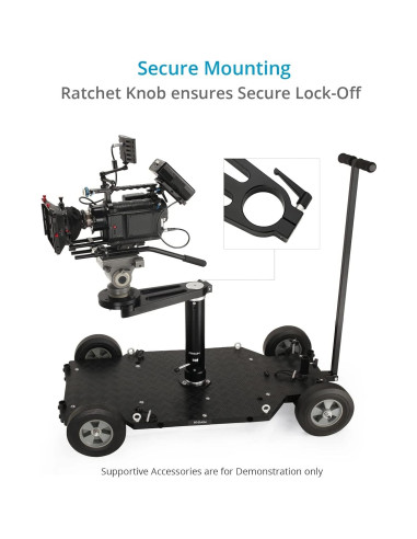 Adaptador Offset Proaim Mitchell Euro 35cm Aluminio CNC