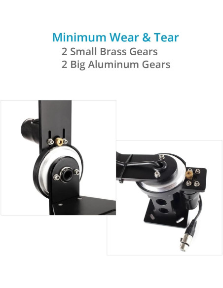 Cabezal Motorizado Pan Tilt PROAIM Junior 2 Ejes 5kg