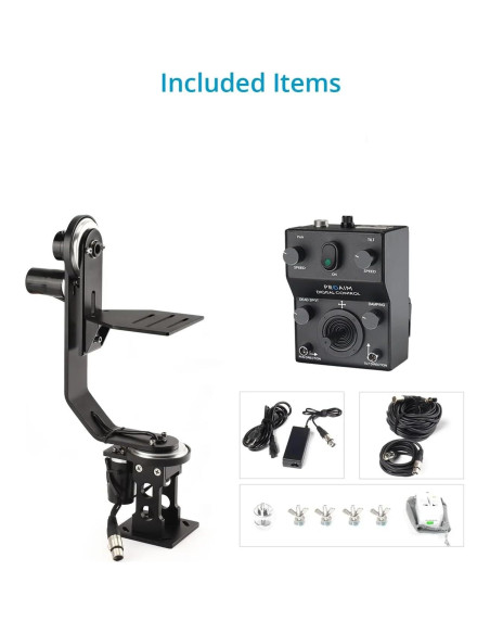 Cabezal Motorizado Pan Tilt PROAIM Junior 2 Ejes 5kg