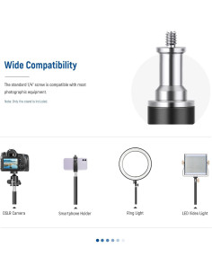 Soporte de Escritorio NEEWER para Cámara y Luz - Paquete de 2 2