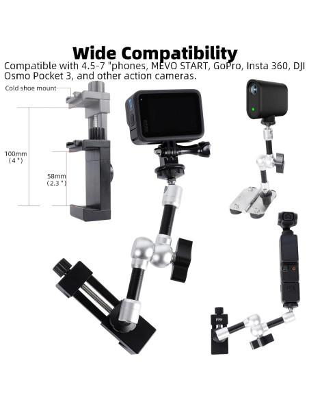 Montaje de Poste de Cerca Magnético FPN para Teléfono y Cámaras