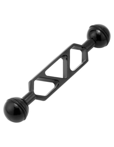 Adaptador de bola 2.54 cm a cabeza YS con brazo 12.7 cm aluminio