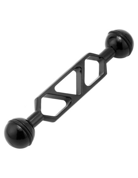 Adaptador de bola 2.54 cm a cabeza YS con brazo 12.7 cm aluminio