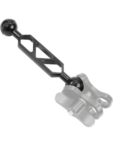 Adaptador de bola 2.54 cm a cabeza YS con brazo 12.7 cm aluminio