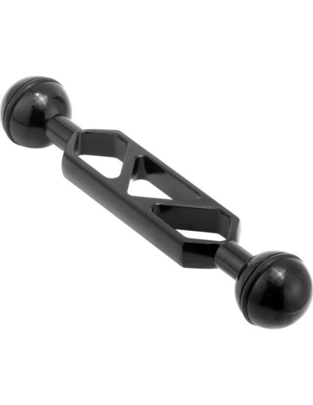 Adaptador de bola 2.54 cm a cabeza YS con brazo 12.7 cm aluminio