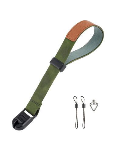 Correa de Muñeca Ajustable STARTRC X5 de Cuero para Cámaras