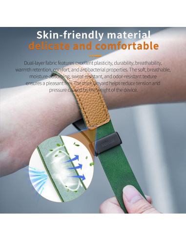 Correa de Muñeca Ajustable STARTRC X5 de Cuero para Cámaras