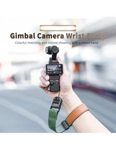 Correa de Muñeca Ajustable STARTRC X5 de Cuero para Cámaras