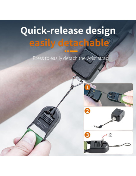 Correa de Muñeca Ajustable STARTRC X5 de Cuero para Cámaras