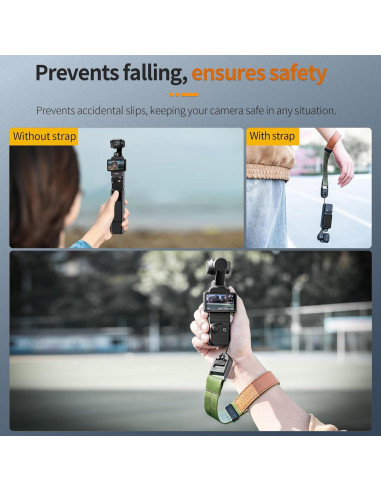 Correa de Muñeca Ajustable STARTRC X5 de Cuero para Cámaras