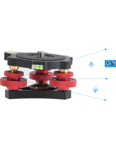 Trípode Fotga con base niveladora y cabezal 15 kg 2