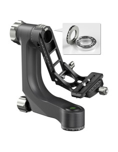 Cabezal de trípode gimbal WEYLLAN PH8 de fibra de carbono 15kg
