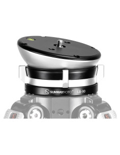 Base de Nivelación LB-90 Aluminio 25 Kgs para Trípode