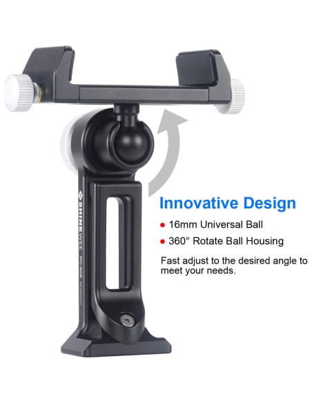 Adaptador de Montaje para Trípode SHINEWEE PC-90S Ajustable