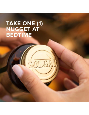 Solgar Melatonina 3 mg - 120 Nuggets - Vegano y Sin Gluten