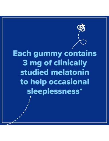 Gomitas de Melatonina Zarbee's 3mg para Dormir 60 Unidades