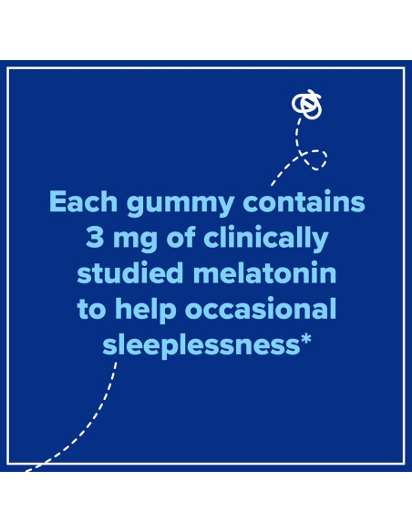 Gomitas de Melatonina Zarbee's 3mg para Dormir 60 Unidades