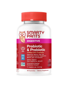 SmartyPants Gomas Probioticas y Prebioticas Uva 60 Gomas