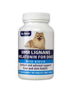 Suplemento para Perros Dr. Oscar 3en1: Lignanos HMR, Melatonina y Biotina