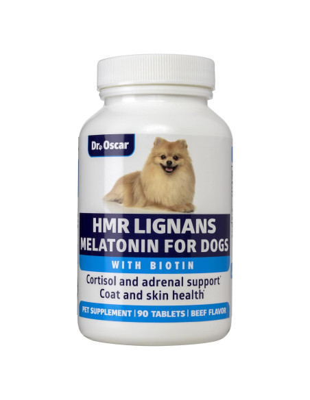 Suplemento para Perros Dr. Oscar 3en1: Lignanos HMR, Melatonina y Biotina