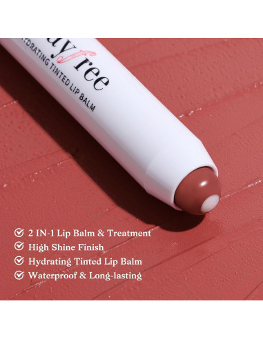 Bálsamo Labial Vegano Bayfree Té Camelia Hidratante 11.2cm