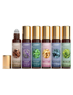 Set de Aceites Esenciales Roll On Salubrito - Aromaterapia 6 Piezas