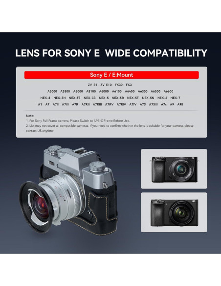 Lente Gran Angular PERGEAR 12mm F2 II para Sony E Plata Lente Gran Angular PERGEAR 12mm F2 II para Sony E Plata