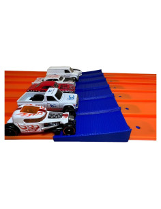 Salto de 6 Carriles Azul para Pista Super Hot Wheels
