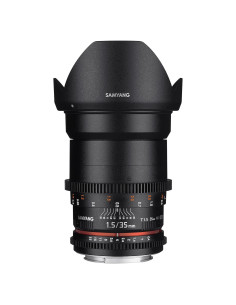 Lente Cine Gran Angular Samyang VDSLR II 35mm T1.5 para Nikon FX